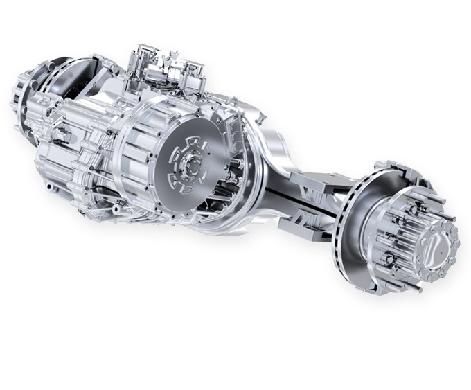 Integrated Axle with Axial Flux Motors