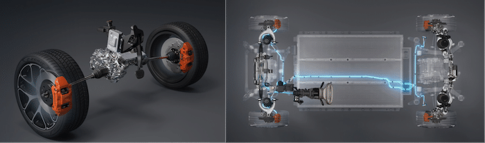 SAIC Zhiji wire controlled chassis and brake system