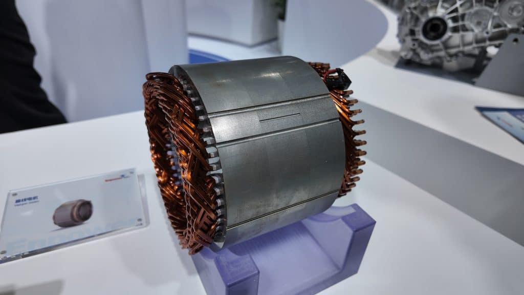 flat wire electric motor in Shanghai Auto Show 2025