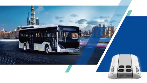 electric bus  air conditioning
