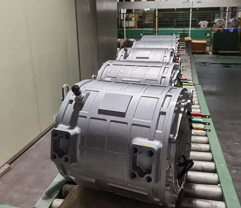 electric motor for 8 meter bus