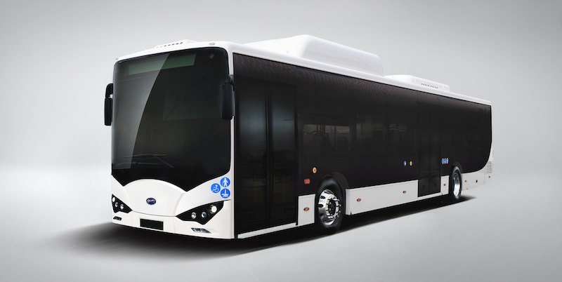 BYD K9 applys wheel-side eaxle